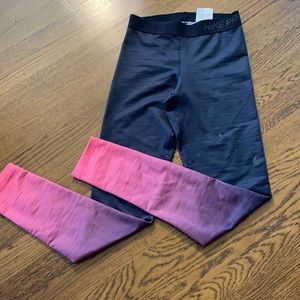 Nike hyper warm ombré leggings